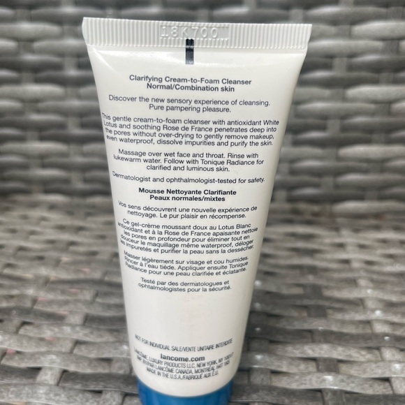 Lancome Creme Radiance Clarifying Cream to Foam Face Cleanser Cleaner 2oz. - Picture 2 of 3